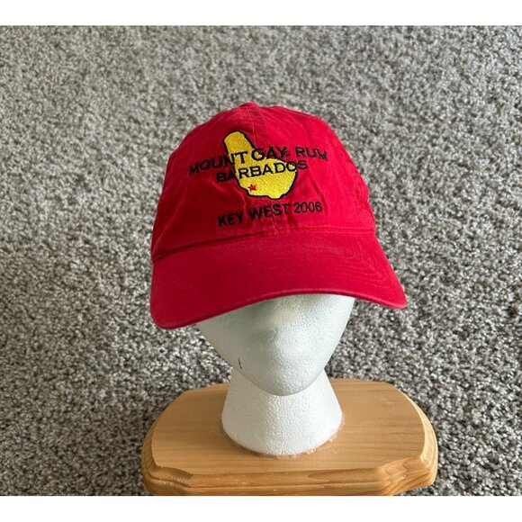Mount Gay Rum Bardados Hat Cap Strap Back Key West 2006 - Picture 10 of 10